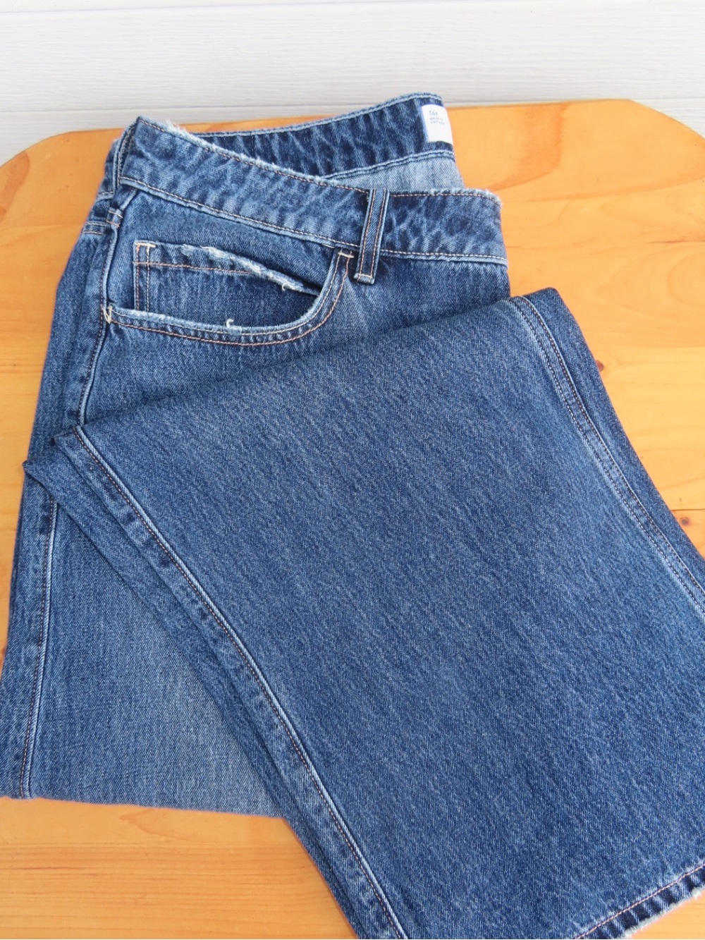 Hollister Curvy Mid Rise Baggy Jeans